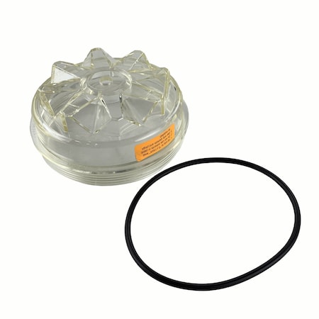 Stemco Hubcap, Wheel, Threaded, 50-60 Ft-Lb 640-0003